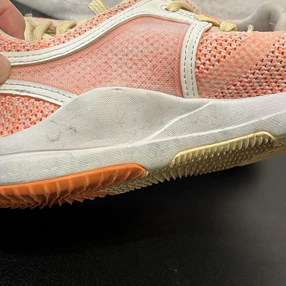 Adidas Crazytrain Tennis Shoes Size 6 CF Orange White BB1515 Sneakers Trainers